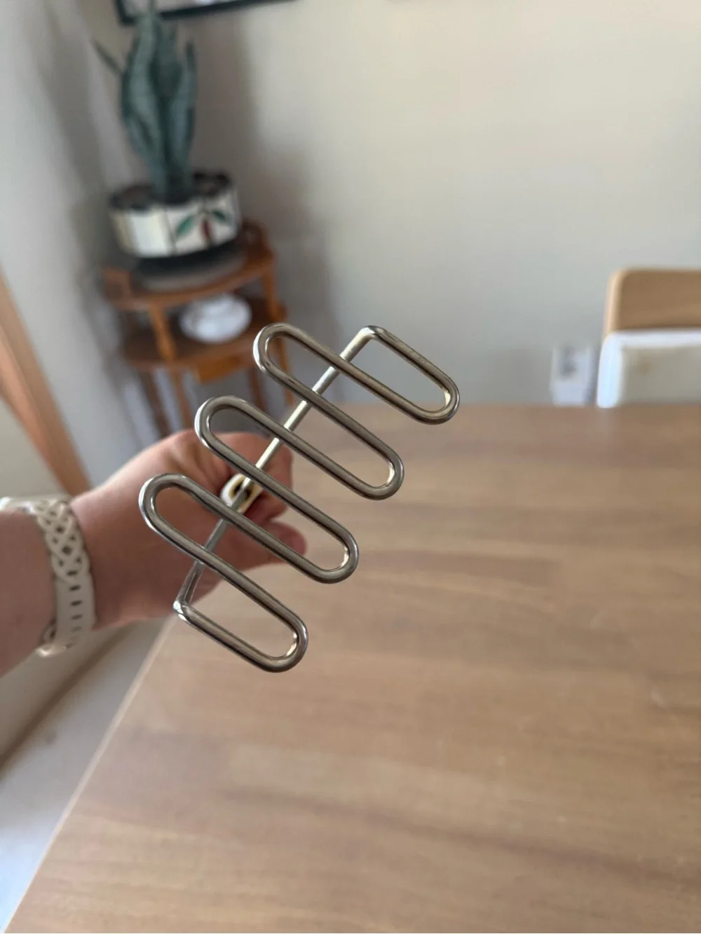 Vintage EKCO Spice of Life Pattern Potato Vegetable Masher Stainless Steel Retro